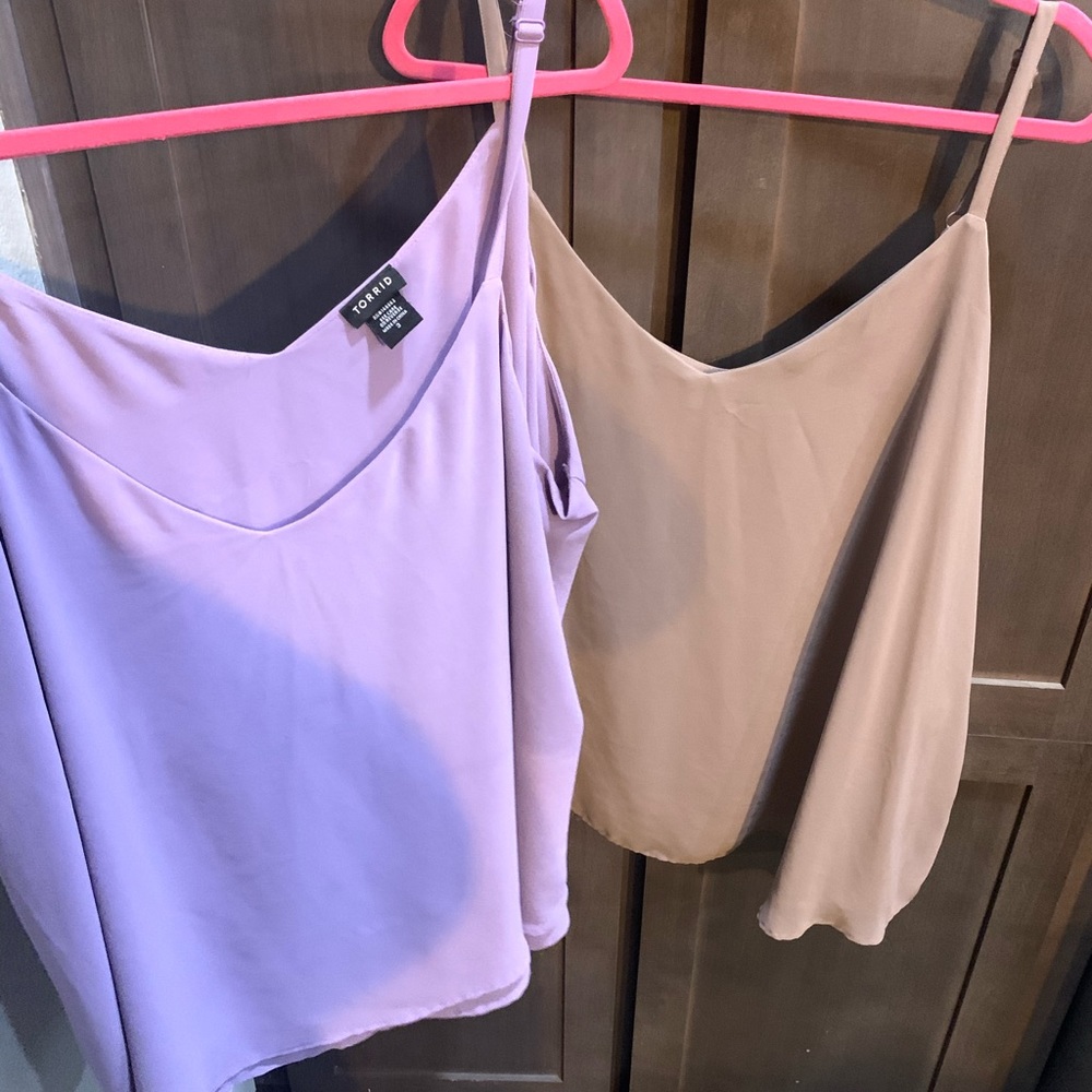 Two torrid tank tops